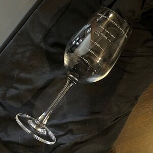 Fun measuring Wine Glass
